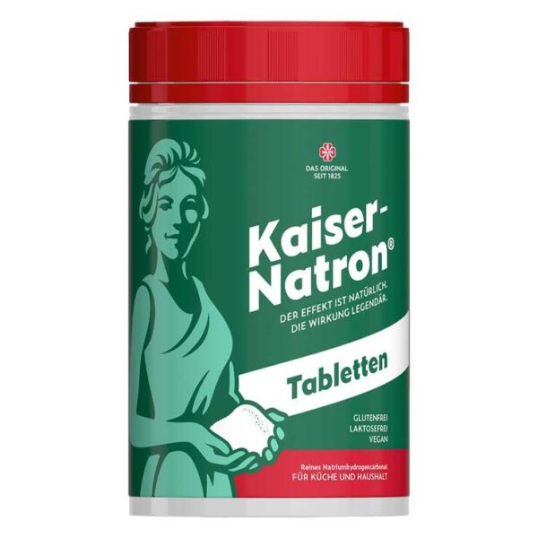 "Kaisernatron tabs" (Natriumhydrogencarbonat)